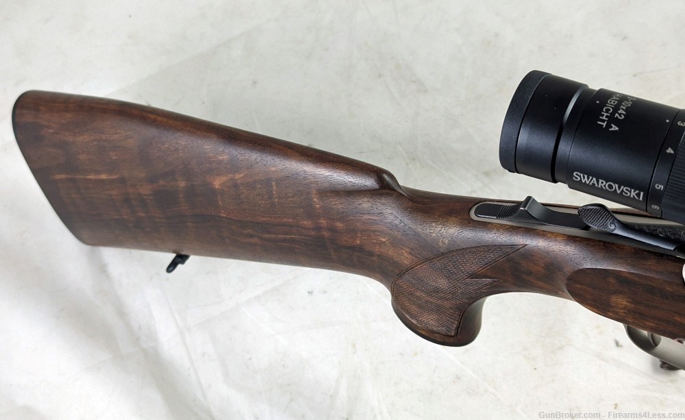 Merkel K-1 300 Win Mag Engraved Lightweight Stalking Rifle Swarovski Scope-img-18