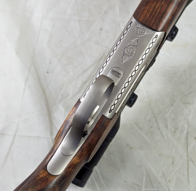 Merkel K-1 300 Win Mag Engraved Lightweight Stalking Rifle Swarovski Scope-img-7