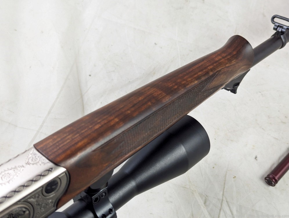 Merkel K-1 300 Win Mag Engraved Lightweight Stalking Rifle Swarovski Scope-img-21