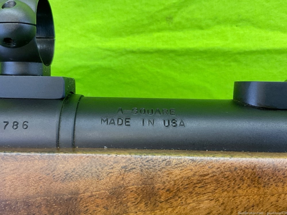 RARE A-Square Caesar Grade Remington 700 LH Left Hand 375 Weatherby Express-img-30