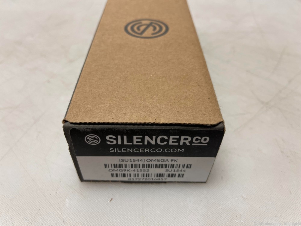 SILENCERCO Omega 9k Suppressor SU1544 9mm / .300blk Eform3 NO CC FEES-img-2