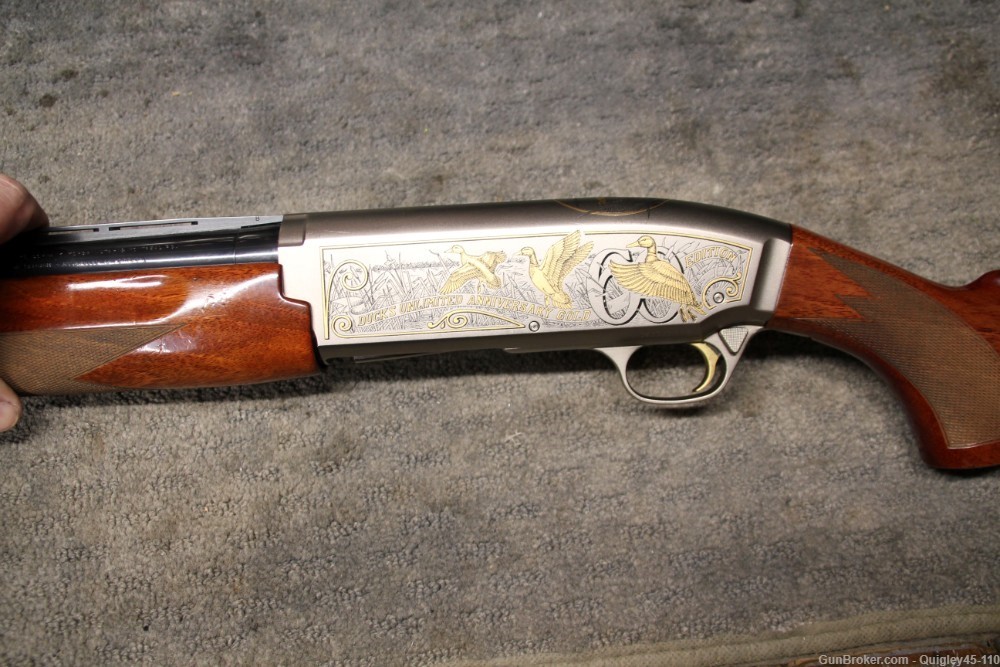 Browning Gold 12 GA Ducks Unlimited Engraved DU Anniversary -img-6