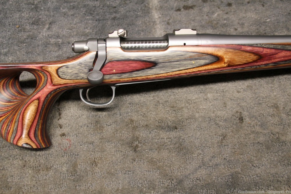 Remington Seven 7 300 SAUM Stainless Laminated Rare Remington Stock -img-2