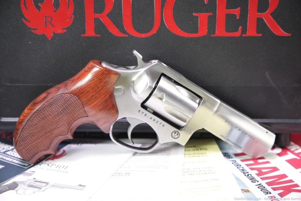 Ruger SP101 Model 05719 .357 Magnum 3” SA/DA Stainless Revolver & Box 2022-img-2