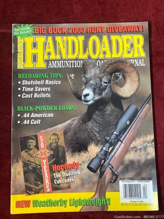 HANDLOADER The Journal of Ammunition Reloading MISC 1997-2001 ISSUES -img-6
