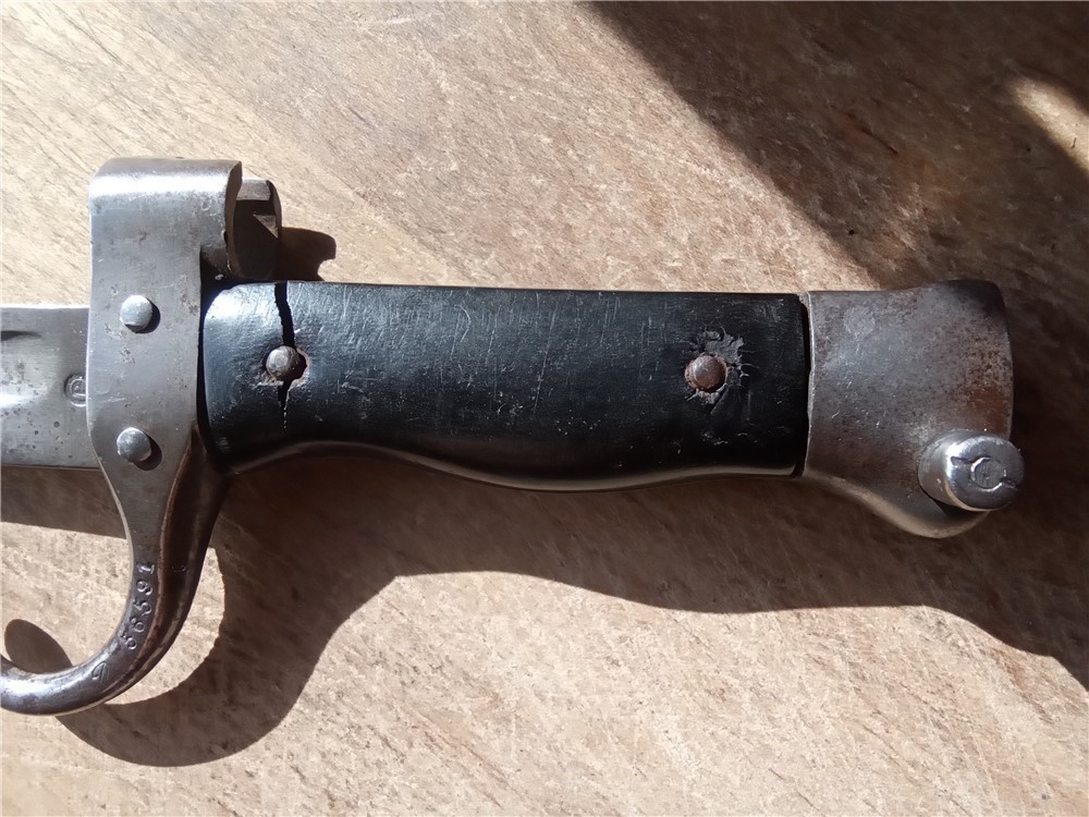 Vintage French Model 1892-1st pattern Mannlicher Berthier Bayonet-img-8