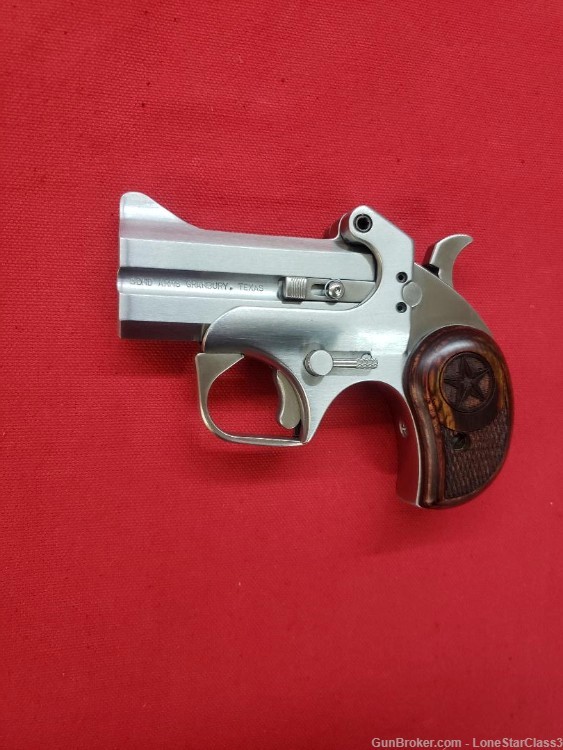 BOND ARMS TEXAS DEFENDER STAINLESS .357 Mag & 38spl UNFIRED IN ORIGINAL BOX-img-0