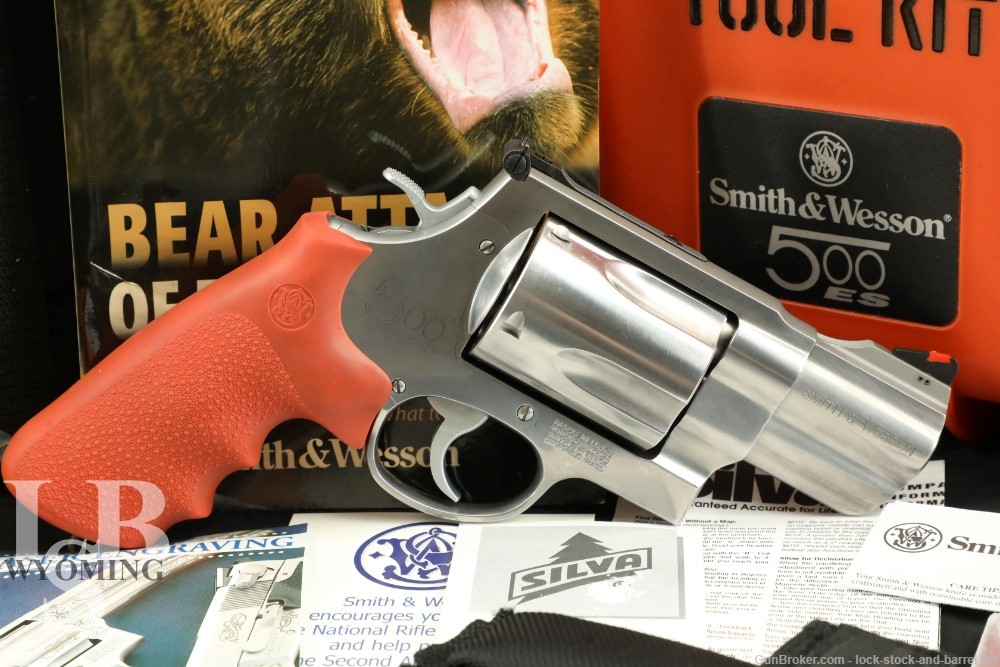 Smith & Wesson Model 500ES Bear Survival Kit 2 3/4" 5-Shot DA/SA Revolver-img-0