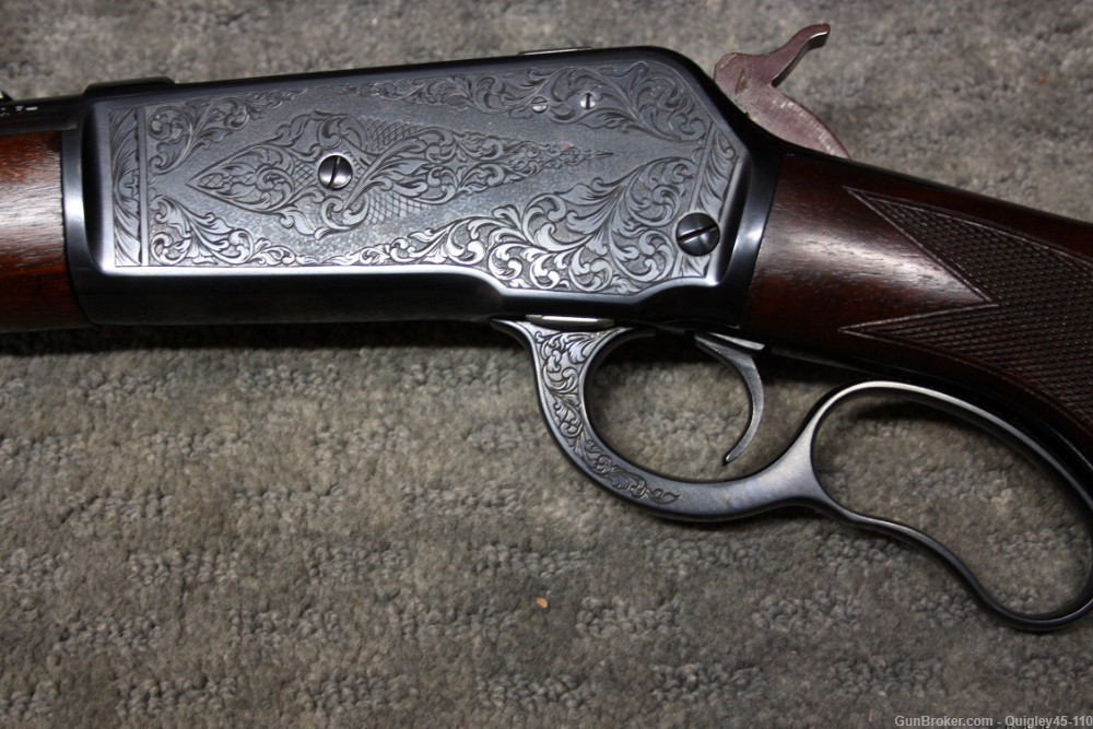 Winchester 71 348 Deluxe Engraved 1951 -img-10