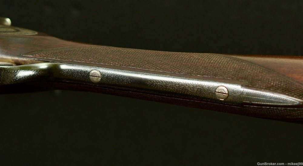 Guyot bar in wood very Best ornate hammergun 12. The French Purdy -img-21