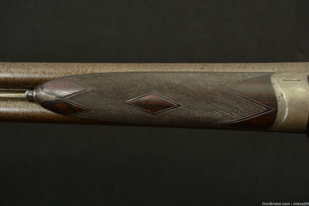 Guyot bar in wood very Best ornate hammergun 12. The French Purdy -img-19