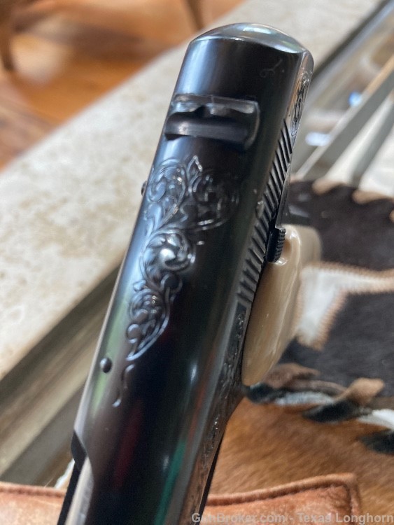 Colt M1903 .32 Pistol Ivory Ben Shostle Master Engraved 98%+-img-3