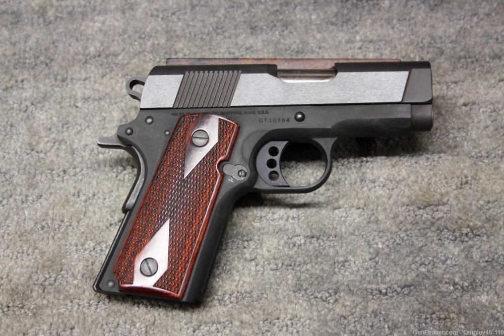 Colt New Agent 45 ACP 3 inch 1911 Model O in Box -img-2