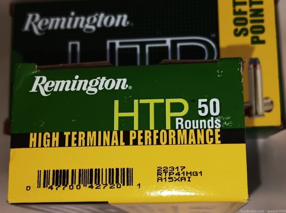 100 rounds 41 magnum Remington 210 gr. SP HTP-img-2