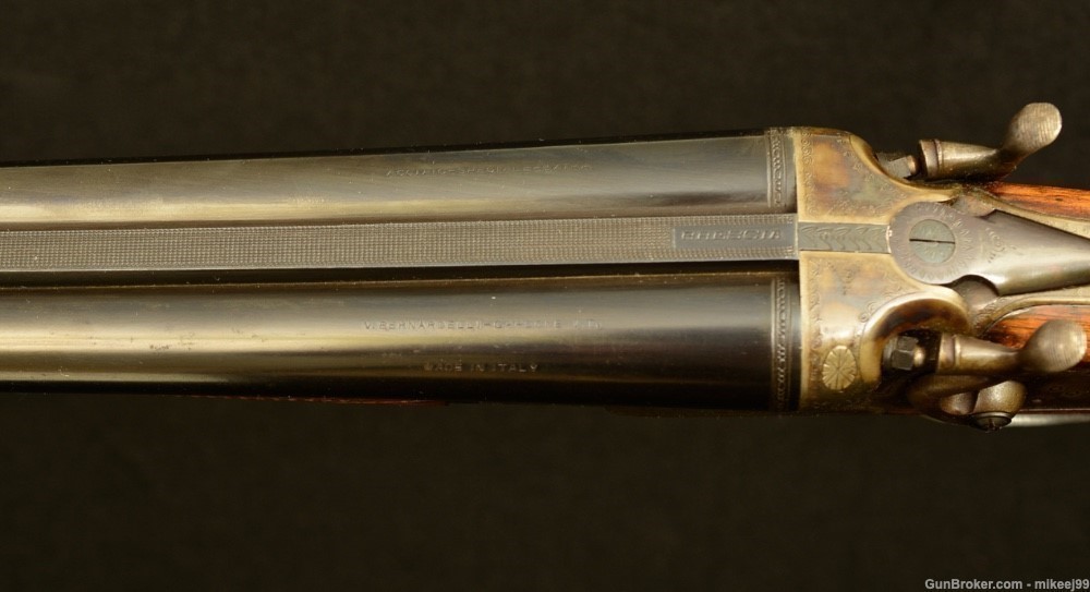 V. Bernardelli Acciaio Special 12 gauge Brescia hammer gun with case color-img-8