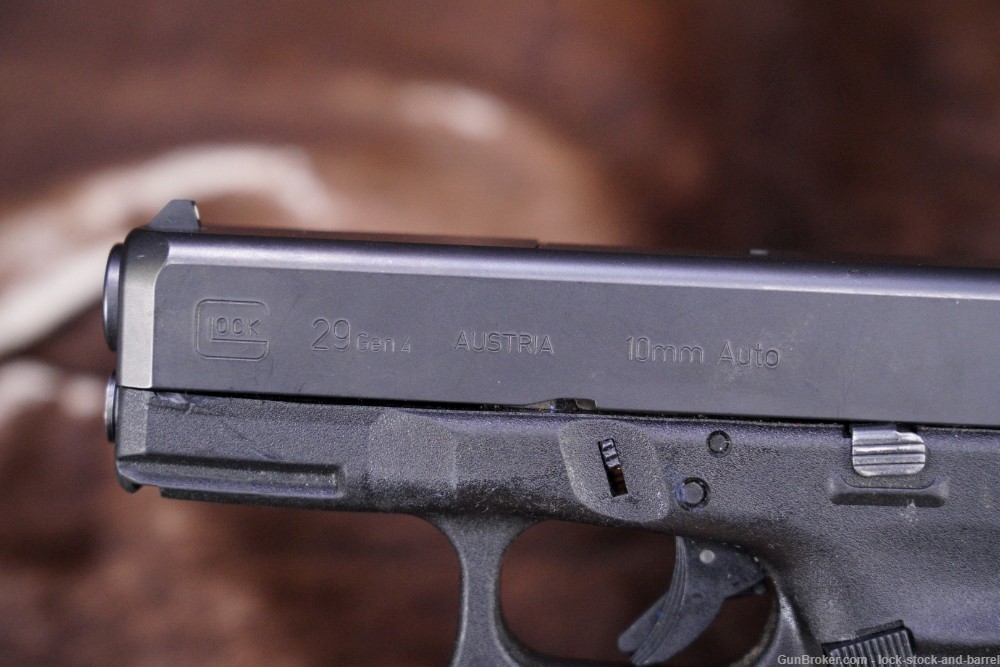 Glock 29 G29 Gen 4 10mm Auto Striker Fired 3.78” Semi Auto Pistol NO CA-img-10