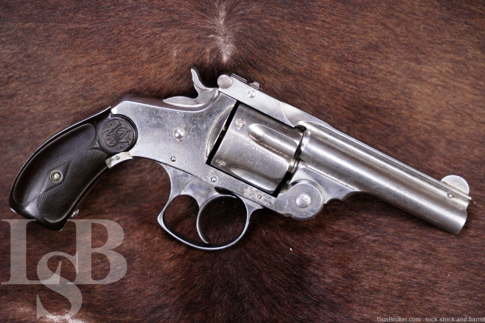 Smith & Wesson 38 S&W Double Action 3rd Model BP Top Break Revolver Antique-img-0