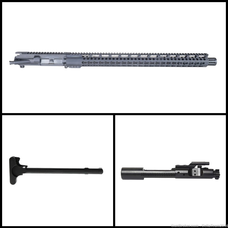 AR15 20in 5.56 NATO Rifle Complete Upper - 7075 T6 Mil-Spec Upper Receiver-img-0