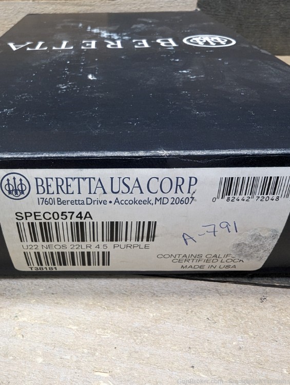 Beretta - U22 Neos 4.5" Purple Semi Auto .22lr Pistol w/ Hardcase Box -img-4