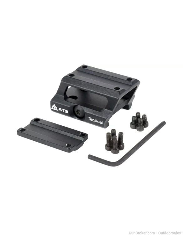 AT3 Tactical RCO Riser Mount for MRO Pattern Optics, Black, AT3-RCO-RM-img-0