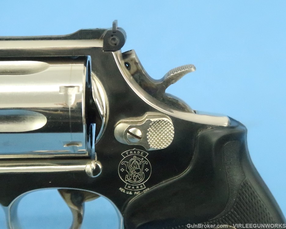Smith & Wesson Model 586-1 Nickel 4 Inch Boxed Product 103541 Made 1986-img-3