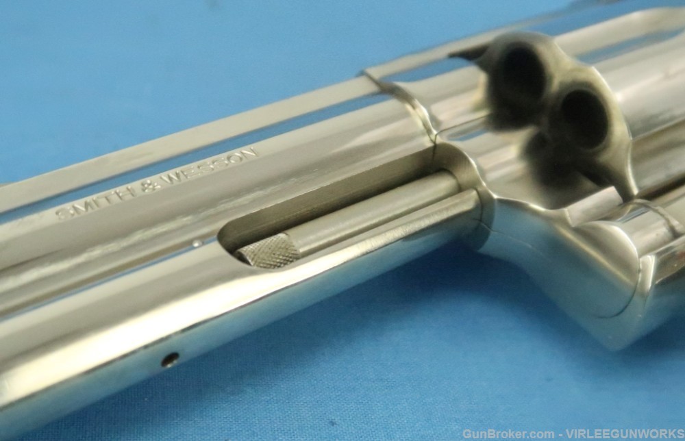 Smith & Wesson Model 586-1 Nickel 4 Inch Boxed Product 103541 Made 1986-img-20