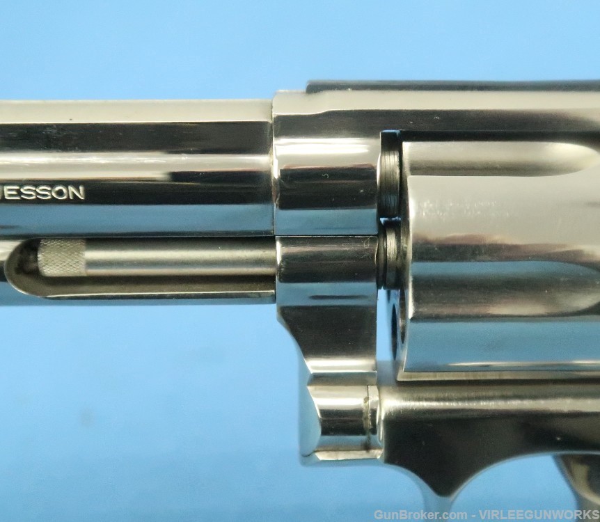 Smith & Wesson Model 586-1 Nickel 4 Inch Boxed Product 103541 Made 1986-img-7