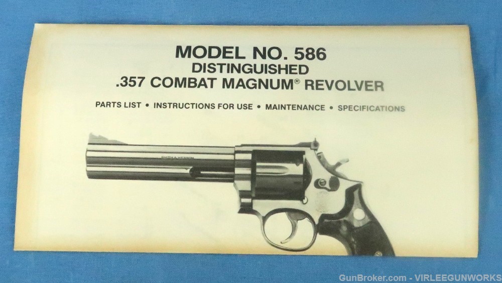 Smith & Wesson Model 586-1 Nickel 4 Inch Boxed Product 103541 Made 1986-img-54