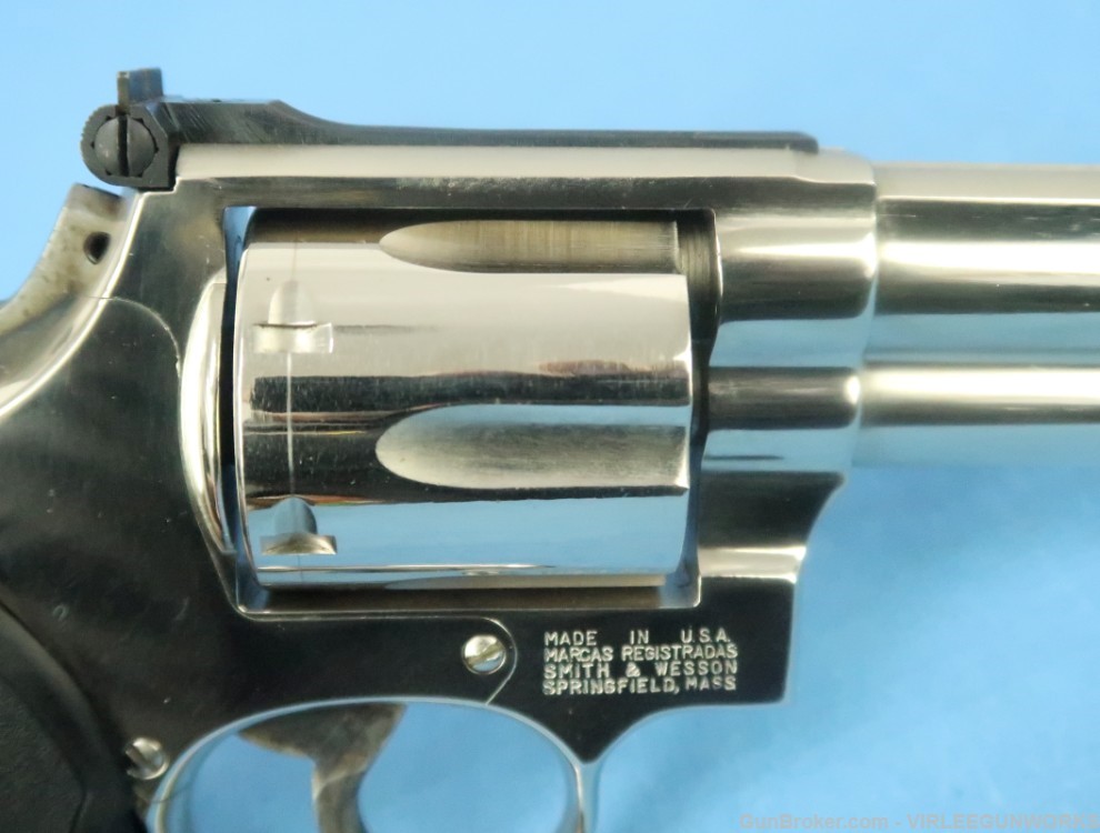 Smith & Wesson Model 586-1 Nickel 4 Inch Boxed Product 103541 Made 1986-img-26
