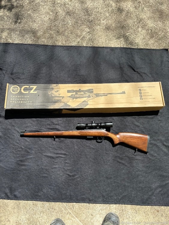 CZ 455 22WMR new in box with new scope-img-5
