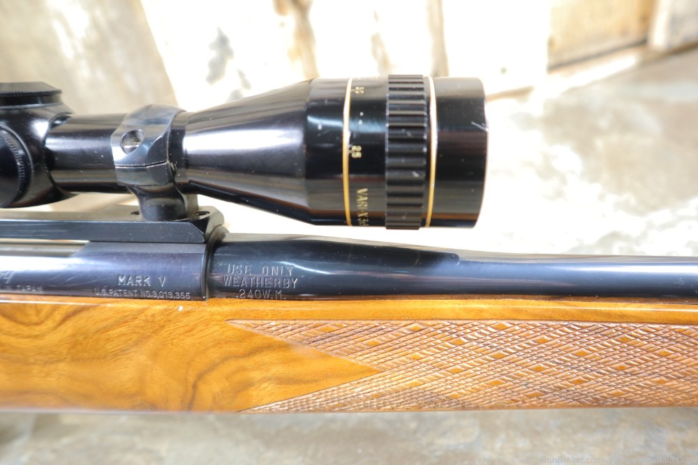 Gorgeous Weatherby Mark V Left Handed .240Wby Mag Penny Bid NO RESERVE-img-12