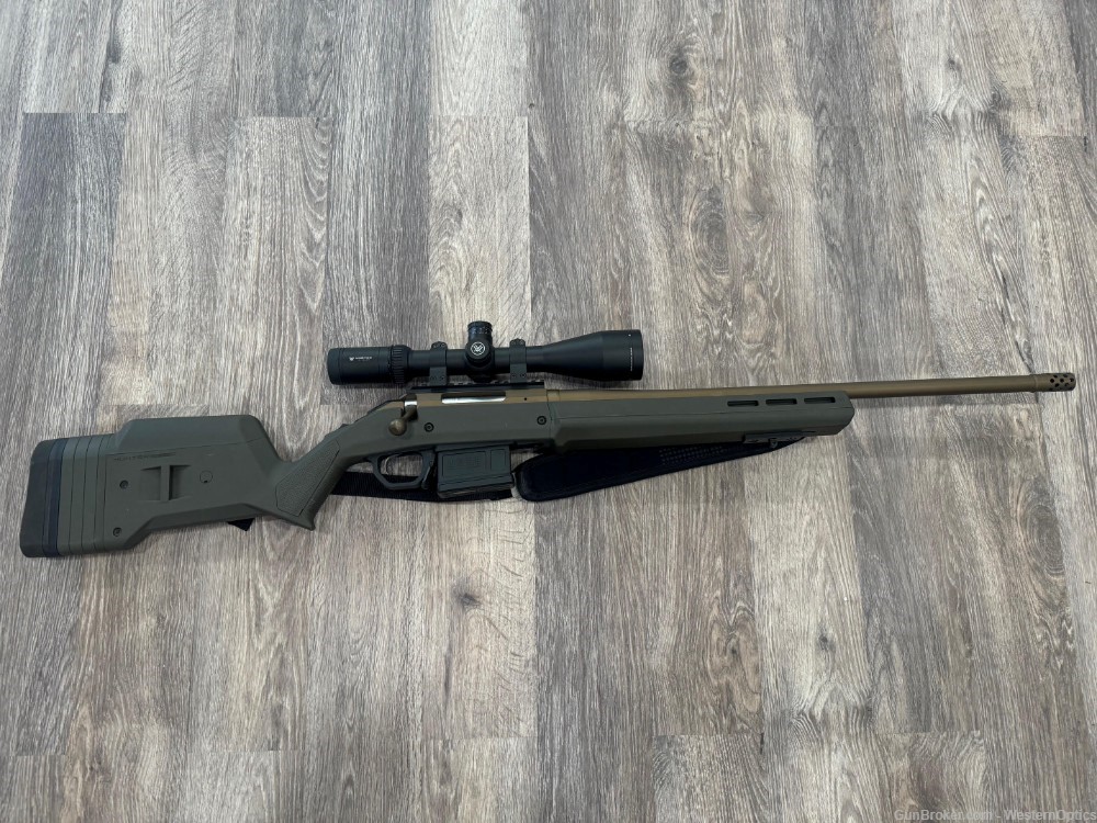 Ruger American ceracote with Magpul Hunter Stock and Vortex Viper 4-16x50  -img-0