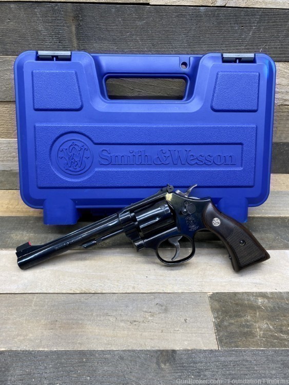 Smith and Wesson 17-9 .22lr Revolver 6 Shot Double Action 6" #150477-img-0