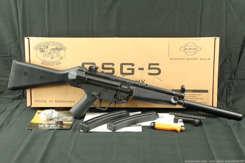 GSG American Tactical GSG-5 16.25” .22LR Semi-Auto Rifle MP5 Clone w/ Box -img-2
