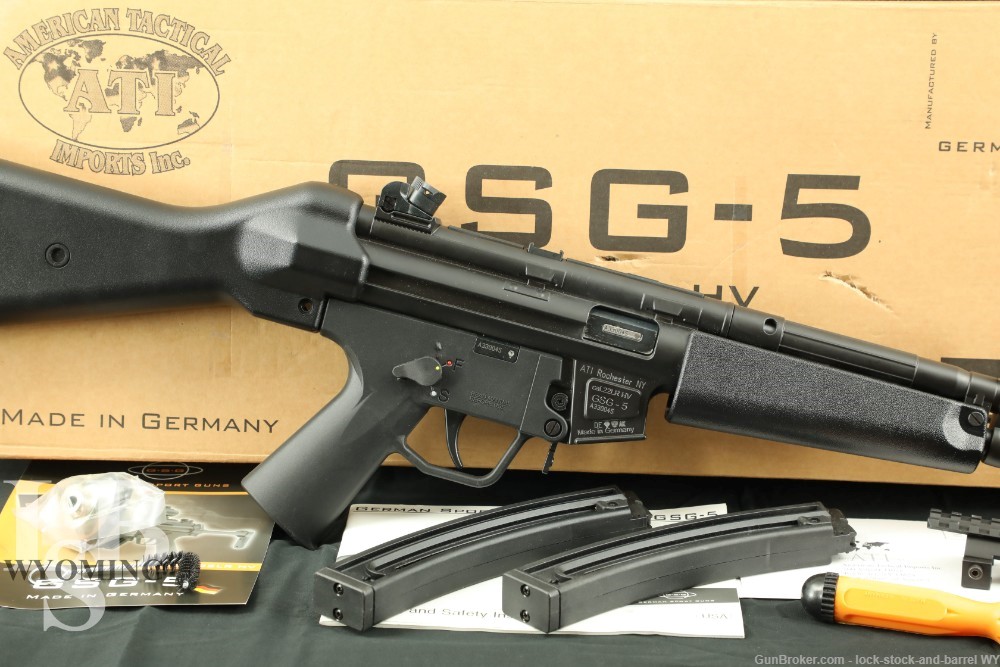 GSG American Tactical GSG-5 16.25” .22LR Semi-Auto Rifle MP5 Clone w/ Box -img-0