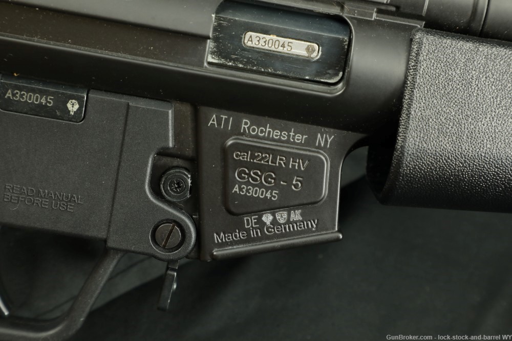 GSG American Tactical GSG-5 16.25” .22LR Semi-Auto Rifle MP5 Clone w/ Box -img-30