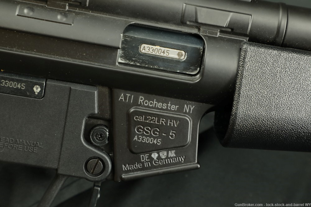 GSG American Tactical GSG-5 16.25” .22LR Semi-Auto Rifle MP5 Clone w/ Box -img-31