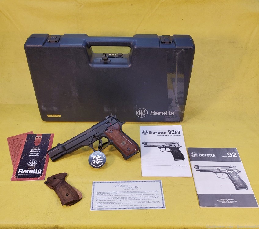 Beretta 92FS Competition Target 9mm pistol kit RARE 92 Italian Match 92X NR-img-0
