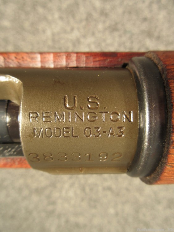 US WWII 1943 Remington 1903A3 .30-06 R 7-43 Barrel TE2 MW0+ HS GO EXC C&R-img-67