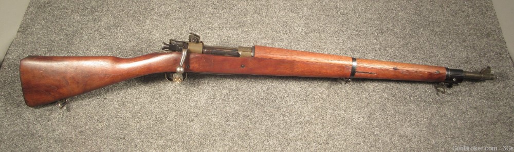 US WWII 1943 Remington 1903A3 .30-06 R 7-43 Barrel TE2 MW0+ HS GO EXC C&R-img-1