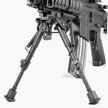 AR Tactical Bipod w/ Picatinny Sling Adapter 6"-9"-img-1