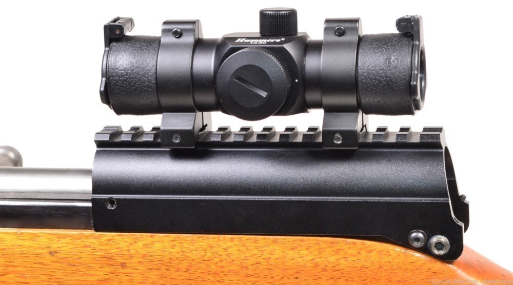 Easy to Install SKS Rifle Scope Saddle Mount with 1x30 Red Dot Sight-img-2