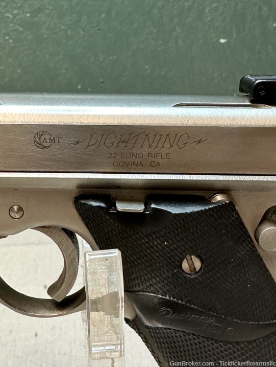 AMT (Automag) Lightning, Stainless, 22LR, 8.5”, Penny Auction, No Reserve!-img-1