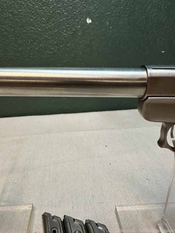 AMT (Automag) Lightning, Stainless, 22LR, 8.5”, Penny Auction, No Reserve!-img-3