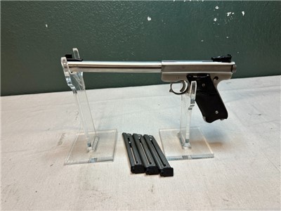 AMT (Automag) Lightning, Stainless, 22LR, 8.5”, Penny Auction, No Reserve!