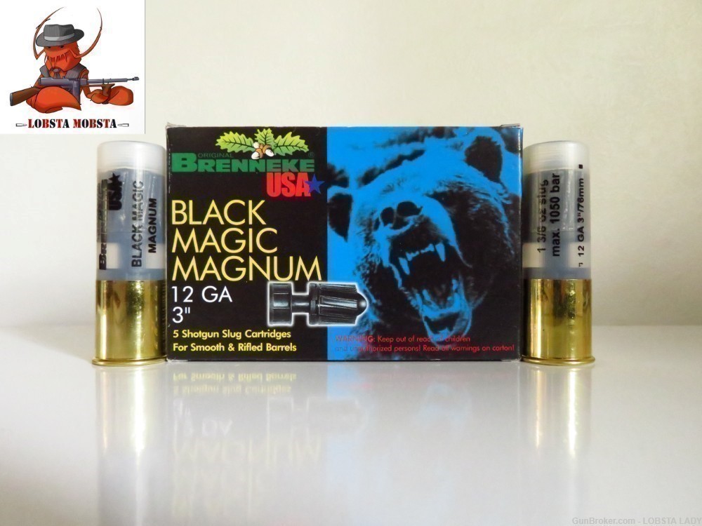 Brenneke Black Magic Magnum 12 Gauge 3" 1-3/8 oz Lead Rifled slug SL123BMM-img-0