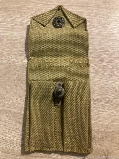 WW 2   1911 45 ACP 2 Mag  belt pouch  Dated 1942 0n back  -img-1