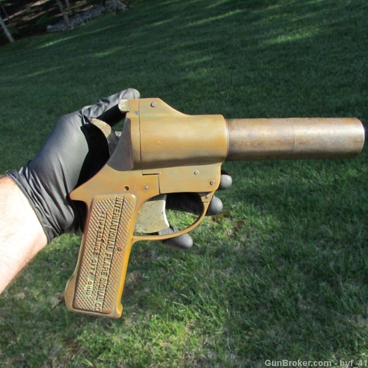 Original WWII Flare Pistol International Signal Fans of Garand Carbine 1911-img-15