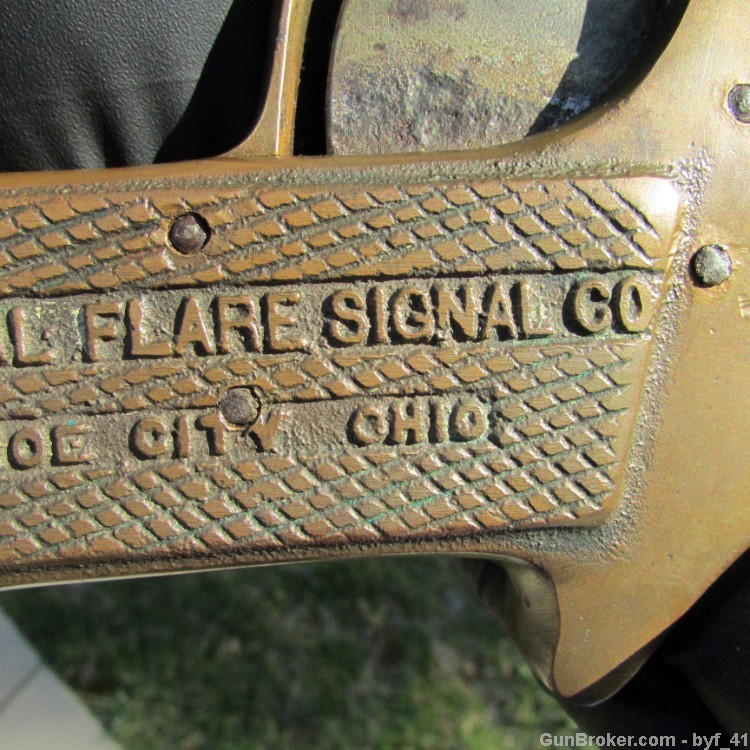 Original WWII Flare Pistol International Signal Fans of Garand Carbine 1911-img-4