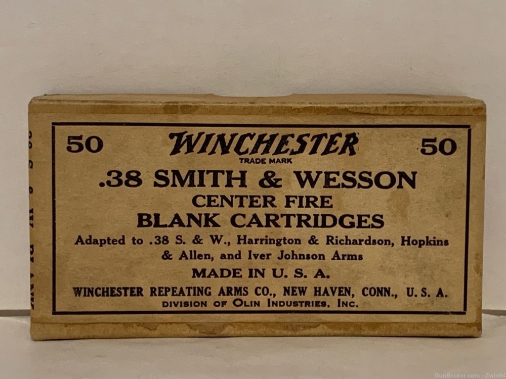 Sealed Winchester 38 S&W Blanks-img-0
